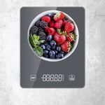 G Plus+ Food Kitchen & Garden Scale, Digital Grams and Ounces for Weight Loss, Baking, Cooking, Keto and Meal Prep, LED Display, Black, 788B