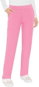 Med Couture Energy Women's Yoga 2 Cargo Pocket Scrub Pant, Taffy Pink, X-Small Tall