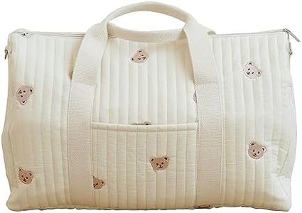 EHOTER Sac De Maternité Pour Bébé Sac Matelassé Ppy Maternité Packs Grande Capacité Couche Maternelle Maman Toilette Bagage Sac Maman Voyage Fourre-Tout Cadeau Pour La Mère (Ours)