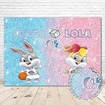 Buggs or Lola Baby Shower Backdrop 