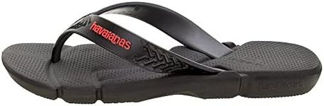 Havaianas Men's Power 2.0 Flip-Flop, Black, 4.5/5 UK