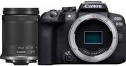 Canon EOS R10 Appareil Photo Hybride Format APS-C 242 Mpix Noir + Objectif RF-S 18-150mm F35-63 is STM Noir
