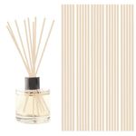 50 Pack Extra Long Reed Diffuser Sticks 30cm x 3mm Natural Wood Rattan Aroma Oil Diffusion Replacements Refill Stick Premium for Spa Aroma Fragrance Aromatherapy Bedroom Home Office