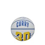 WILSON NBA Player Icon Mini Basketball - Steph Curry, Mini Size, Blue/White