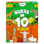 Skillmatics Card Game - Guess in 10 Animals & Countries, Perfect for Boys, Girls, Kids, and Families Who Love Board Games, Gifts for Ages 6, 7, 8, 9