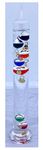 30cm tall Free standing galileo thermometer