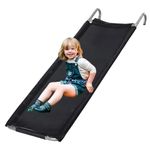 galeyyu Trampoline Slides For Kids, Easy-to-Assemble Trampoline Ladder, Trampoline Accessories Slide With Strong Tear Resistant Fabric For Kids Climb Up And Slide Down