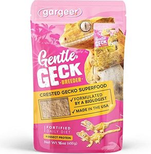 Gargeer 16oz Complete Crested Gecko Food Diet. Premium Ingredients Mix, Ready to Use Freshly Made Powder. Unique Superfood Formula, Developed & Made in The USA. Enjoy!