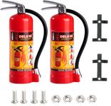 Vanzen 2PCS RC Fire Extinguisher, 1/10 Scale Rc Decorations Rc Car Accessories Compatible with Traxxas Trx4 Trx6 AXIAL SCX10 Redcat Rc4wd GEN 7 8 Crawler, Red