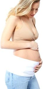Bellaband Women's Maternity Everyday Bellaband, White, Size 1