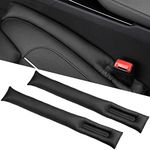 2PCS Leather Car Seat Gap Filler, C