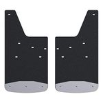 LUVERNE 251451 Rear 12-Inch x 23-Inch Textured Rubber Mud Guards, Select Chevrolet Silverado, GMC Sierra 2500, 3500 HD