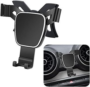 LUNQIN Soporte de teléfono de coche para Audi Q2 2018-2024, accesorios de automóvil, soporte de navegación, decoración interior, soporte para teléfono móvil
