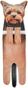 Collections Etc Adorable Dog-Shaped Hanging Kitchen Towel