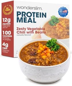 Wonderslim High Protein Meal – 7 Servings (Zesty Vegetable Chili w/Beans)