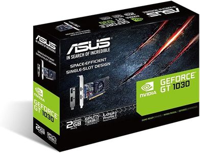 ASUS GeForce GT 1030 2GB GDDR5 Low Profile Graphics Card – HTPC Ready