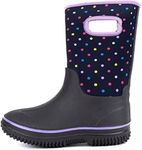 OUTEE Little Kids Rain Boots Toddle