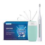 ORACURA® Daily Care Combo OC400 Compact Plus Water Flosser® Green & SB300 Sonic Smart Electric Rechargeable Toothbrush Green