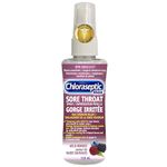 Chloraseptic Sore Throat Spray, Max Relief Targeted Spray, Wild Berries, 118 mL