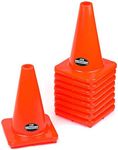 (Set of 20) RK PVC Traffic Safety Cone, Orange, 12-Inch