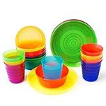Plastic Dinnerware set for 8 | Kids
