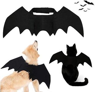 Strangefly Halloween Bat Wings Pet Costume,Party Dress Up Funny Cool Apparel,for Cat and Small Medium Large Dog(L)