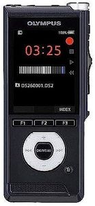 OM SYSTEM OLYMPUS DS-2600 Digital Voice Recorder, Rechargeable Batteries, Case & OM Digital Solutions Dictation Software, Black