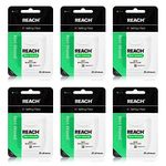 Reach Mint Waxed Floss, 55 Yd (pack of 6)