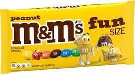 M&M'S Fun Size Peanut Milk Chocolate Halloween Candy, 10.57 oz Bag