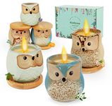 Kinforse 6 Pack Scented Candles Gifts for Women, Birthday Gifts for her, Gifts for Women, owl Gifts for Women, Novelty Gifts for Women, Aromatherapy Candles