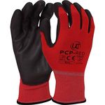 UCi PCP-RED 13 Gauge Lightweight Polyurethane Coated Dexterity Grip Gloves (9 / Large)