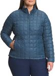 THE NORTH FACE Women’s ThermoBall Eco Insulated Jacket (3X, Shady Blue), Shady Blue, 3X-Large