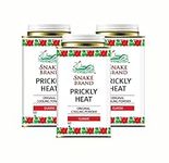 SNAKE BRAND Prickly Heat Cooling Body Powder 140g (Classic, Pack of 3)