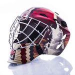 Franklin Sports Arizona Coyotes NHL Hockey Goalie Face Mask - Goalie Mask for Kids Street Hockey - Youth NHL Team Street Hockey Masks