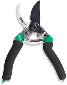 Sharpex Heavy-Duty Bypass Professional Pruning Shears Secateurs for Garden l High Carbon Steel Cutting Blade with Teflon Coating Smart ABS Lock for Safety Aluminium Die Casting Handle (Green)