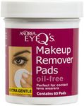 Andrea Eye Q'S 65 Count Oil Free White (6 Pack)
