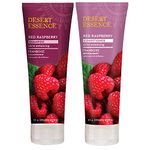 Desert Essence Red Raspberry Shampoo and Conditioner Bundle With Aloe Leaf Juice, Jojoba, Vitamin B-5 and Shea Butter, 237 mL each