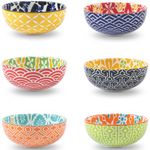 Metahom Ceramic Dipping Bowls, Dipping Sause Dish for Soy Sauce, 3 Inch Mini Bowl Set for Condiments, Sushi, Appetizers, Side Dish, Set of 6