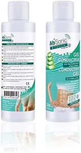 Absonic Touch with Aloe - Conductive Gel for Cavitation, Doppler, Muscle Stimulation, NuFace, Ultrasonic Devices & Microcurrent- - 2 x 250 ml (2 x 8.5 oz)