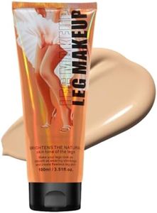 Leg Concealer Body Makeup Foundation – Full Coverage Cream for Veins, Scars, Blemishes – Smooths Skin Tone Waterproof & Long-Lasting Leg Makeup – 100ml (FAIREST)