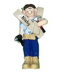 Personalised Handyman Ornament 2023 – Mr. Fix It Christmas Tree Ornament – Polyresin Construction Tools Christmas Ornament – Unique, Cool Gifts for Construction Workers – Handyman Christmas Ornament