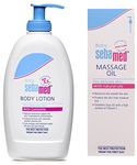 Sebamed Baby Lotion, 400ml & Baby Massage Oil, 150ml Combo