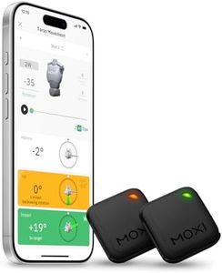 MOXI SwingMotion Golf Swing Trainer & Analyzer – Dual Wearable IMU Sensors for 3D Golf Swing Analysis, Real-Time Feedback via Free App, Improve Wrist Torso Hip X-Factor with 4 Training Modes