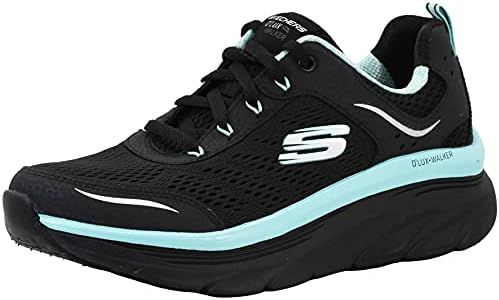 Skechers Womens D'Lux Walker-Infinite Motion Performance Walking Shoes Black