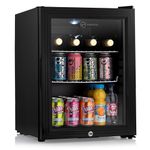 Subcold Super35 LED Mini Fridge | 35L Table-Top Beer, Wine & Drinks Fridge | Energy Efficient with Dual-Glazed Glass Door