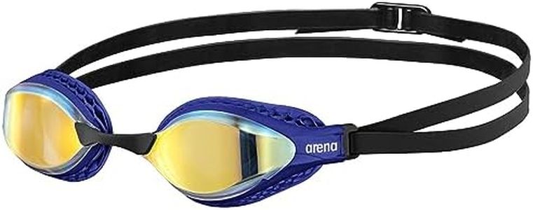 Arena Air Speed Mirror Indoor Swimming Goggle, 203/ Yellow/Blue