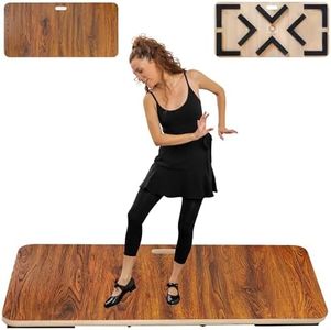 ODOXIA Tap Board for Tap Dancing | Portable Dance Floor for Any Surface | Cushioned Tap Dance Floor | Tap Dance Floor Mat | Dance Practice Floor Home & Studio | Practice Dance Floor (Dark)