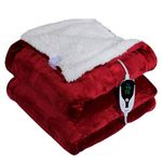 Warmland® BIS Certified ISI Mark Approved Platinum Range Digital Electric Bed Warmer/Blanket/Throw|40"X60" - Single| |1 to 12 Hr Auto/Manual Cutoff | Digital Display Temp Control| 5 Year Warranty