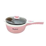 Skyline Stainless Steel Multifunction Electric Pan | Pink VTL-2040, 1.5 Litre