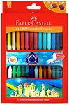 Faber-Castell Grip Erasable Crayon Set - Pack of 24 (Assorted)